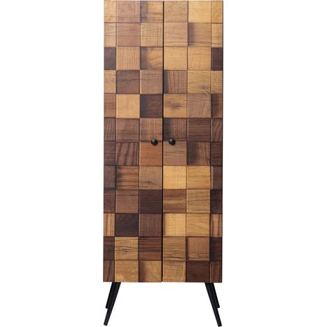 Estantería Asheboro 121 , Con puertas, Aglomerado laminado, 140x51x33cm (1/5)