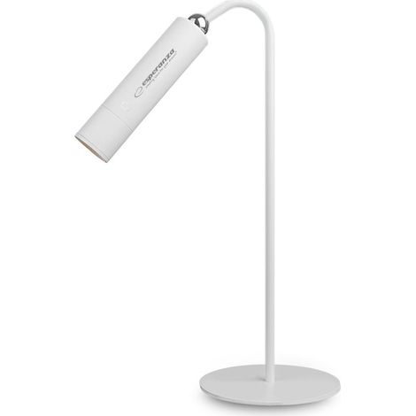 Esperanza led schreibtischlampe 3in1 agena wei