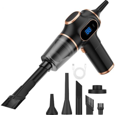 Aspirateur de voiture sans fil BELIBUY 9000Pa, écran intelligent avec filtre HEPA, adapté au nettoyage des sièges de voiture, des claviers et des canapés,Standard model (1/5)