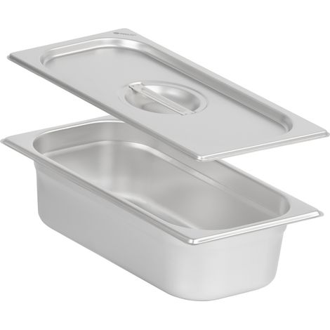 Mahlzeit Bac GN 1/3 avec couvercle  Hauteur 100 mm, différentes tailles disponibles, bac gastronome