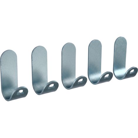 Ganci Parete Appendiabiti Bagno Autoadesivi Set 5 Pezzi Blu (1/5)