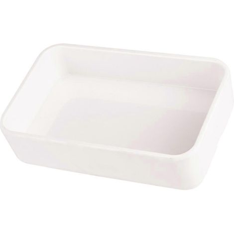 Assiette à fondue rectangulaire compatible avec les barbecues et les plats chauds de cuisine (1/5)