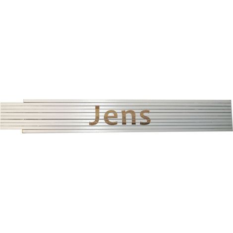 Zollstock Jens 2 m weiß Zollstock