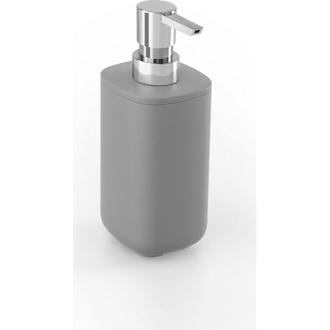 Distributeur de savon à poser gris en résine mod. Pod