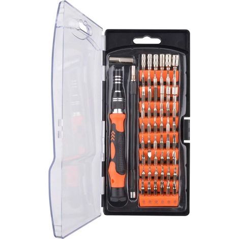 Kit de réparation 58 en 1 avec tournevis et embouts multiples pour smartphones, PC et autres outils de réparation (1/5)