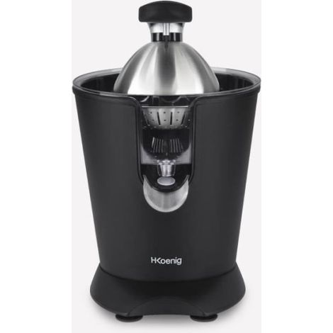 Presse Agrume Electrique - HKoeNIG - AGR82 - Electrique - 160 W - Appareil silencieux - Noir mat et acier inoxydable (1/5)