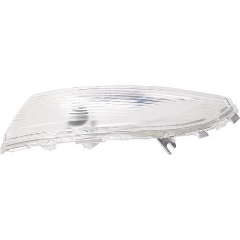 Boîtier de Lampe de Clignotant Rétroviseur Porte, Couvercle Lentille d'indicateur Rétroviseur d'aile Transparent Résistant aux Chocs pour 2013-2019 (Gauche (261659450R)). (1/5)