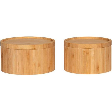Chefalu boîte de rangement set de 2 naturel. (1/4)