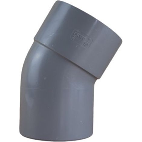 Coude PVC 30° Mâle/Femelle Ø100 - First Plast (1/5)