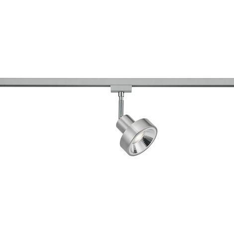 Faretto Spot Orientabile Binario Metallo Acciaio Satinato 3W Duoline GD Trio (1/2)