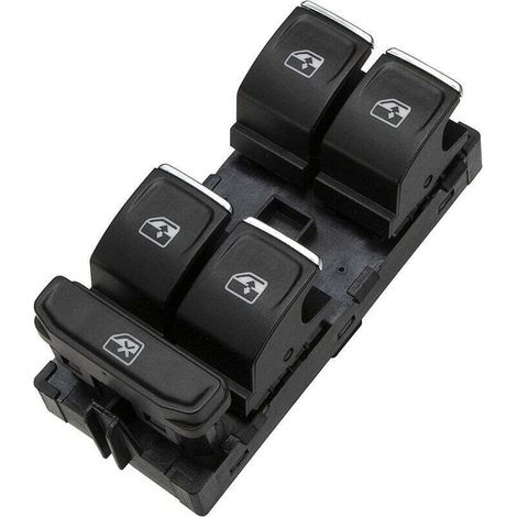 Interrupteur de Fenêtre Golf Mk7, KASturbo Bouton Lève Vitre pour Passat Touran Tiguan Arteon Karoq Kodiq Leon 5G0959857 (1/4)