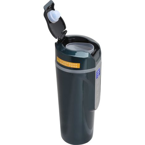 Bouteille chauffante électrique 500ML pour voiture, écran intelligent 12V/24V, tasse isolante verte (1/5)