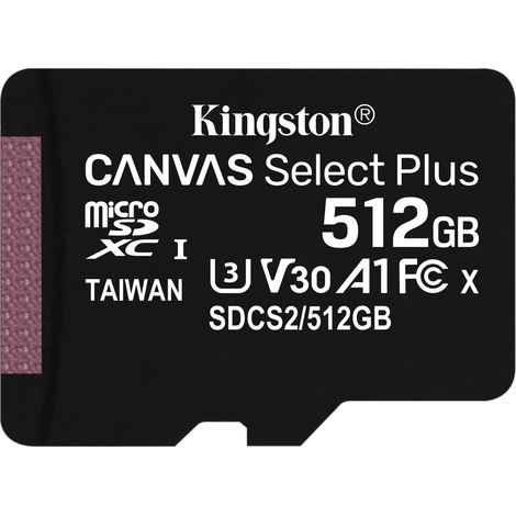 MICRO SD TRANSFLASH 512GB CLASSE 10 SDCS2 512GB (1/5)