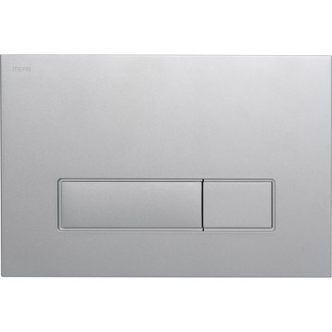 Placca di comando WC MEPA Orbit 2-M plastica cromo opaco, 421808