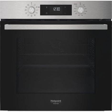 Hotpoint Ariston Forno da incasso HAO3 K78PU X. Dimensione del forno: Media, Tipo di forno: Forno elettrico, Capacità interna forno totale: 71 L. Posizionamento dell'apparecchio: Da incasso, Colore... (1/4)