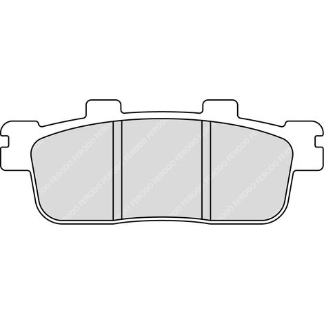 Plaquette de frein Semi-Métal Eco-Friction Route - R90