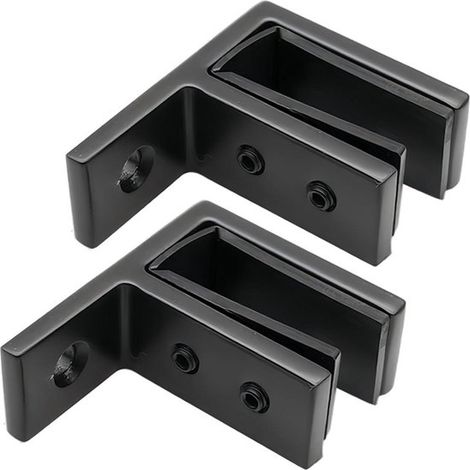 Abrazaderas de acero inoxidable para barandillas de vidrio，jardines y terrazas，Adecuados para vidrio con un espesor de 15-20 mm (1/5)