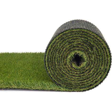 Innov Green Rouleau gazon Smile 42 mm en 2m de large. Longueur - 1m, Pelouse artificielle, Faux gazon