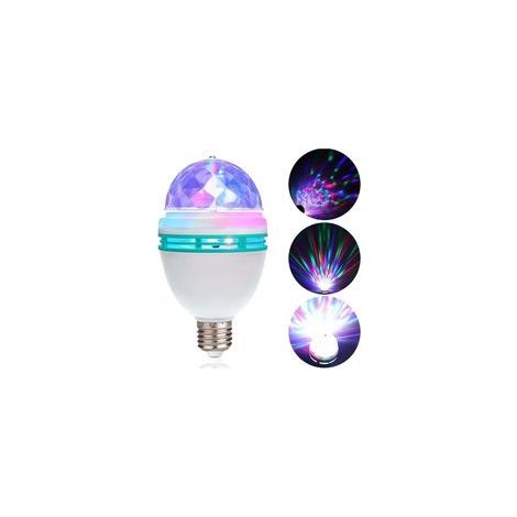LED-Partylampe, automatisch rotierende 3-W-LED-Glühbirne mit mehreren Farben, Discolichteffekt, geeignet für alle Lampen mit E27-Fassung (1/5)