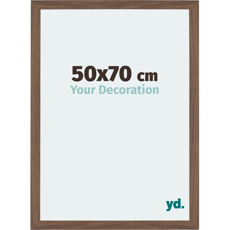 Cadre Puzzle 50x70 cm - cm - Noyer Foncé - MDF - Mura. (1/5)