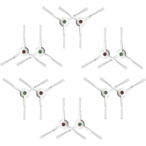 Lot de 12 brosses latérales de rechange pour aspirateurs robots Debot / T20 Pro / X1 OMNI / T10 Omni (1/5)