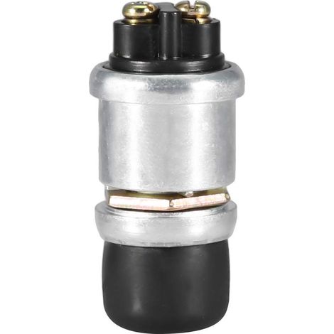 bouton-poussoir démarrage par bouton poussoir 12v, 2Pin 12V 20A Commutateur étanche Commutateur à bouton-poussoir klaxon Commutateur robuste pour commutateur de voiture (1/5)