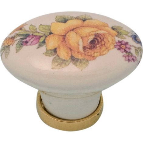25PZ POMOLO PORCELLANA OVALE CON BASE FIGURA 18 MM.35X25 (1/2)