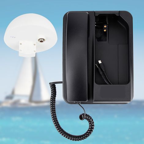 Téléphone satellite maritime avec antenne active extérieure - Accessoire pratique (1/5)