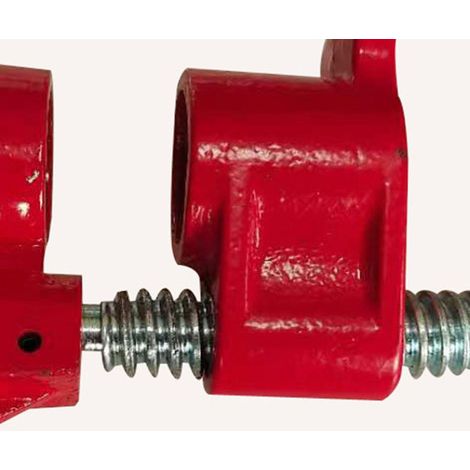 Collier de serrage robuste 3/4 po en fonte malléable pour tuyau d'eau, outil à main pour menuisier et outil pour rainures de panneaux (1/5)