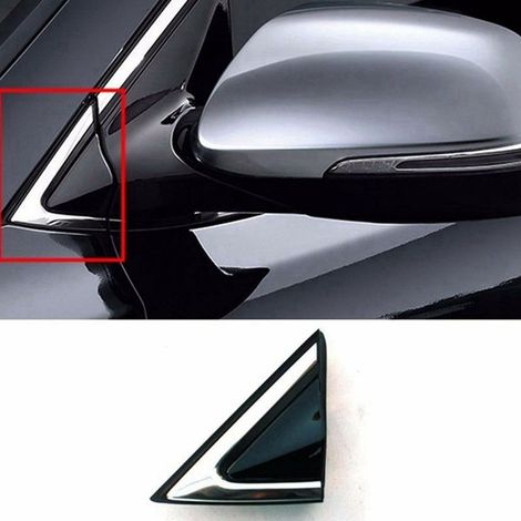 1 pair of 861802W000 and 861902W000 are suitable for 13-16 Hyundai Santa Fe rearview mirror triangular trim panels. (1/4)