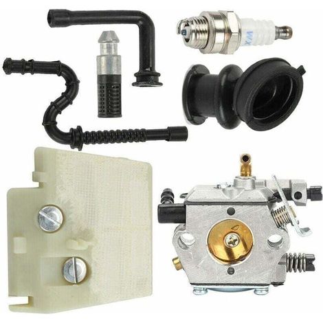 Kit carburateur pour Stihl 026 MS260 MS240 240 Walbro WT-194 & bougie filtre à air,TRIMEC (1/4)