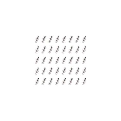 40 Pièces 20x6 mm Taquets d'Étagère, Goupilles de Support D'étagère, pour Meubles de Bibliothèque D'armoires de Cuisine