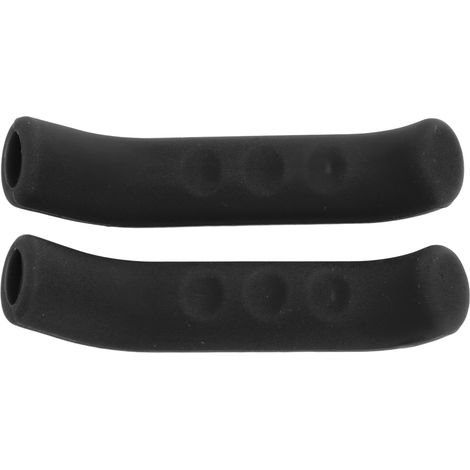 Poignée de frein de vélo en silicone ergonomique, manchon de poignée de frein pour VTT et vélo de route, Noir (1/5)