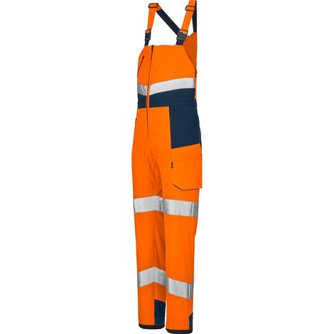 COTTE A BRETELLES PROCA PI ORANGE FLUO / BLEU MARINE XL - FR(52-54)