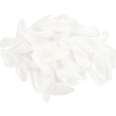70 Pièces Sac Résine Couronnes Dentaires Temporaires Supérieures Inférieures Blanches Soin Buccal (1/5)
