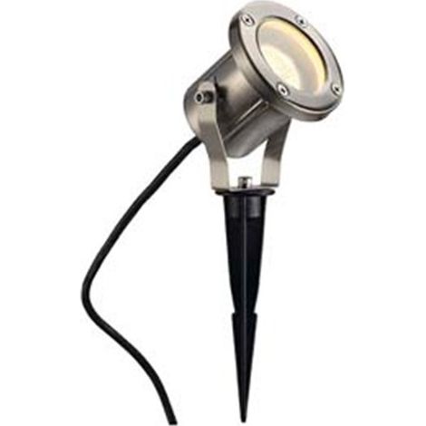 Projecteur extérieur NAUTILUS 10 spot piquet inox 316 GU10 25W max. IP55 - SLV - 229740 (1/4)