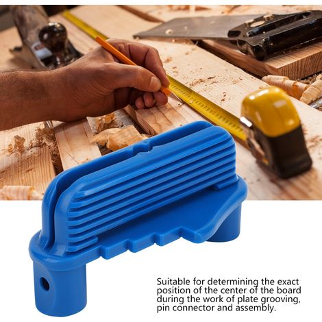 Outil de traçage multifonction pour bois, traceur d'axe central système impérial, bleu (1/5)
