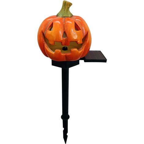 Luminaire Solaire Citrouille - Éclairage Extérieur Étanche LED pour Jardin Balcon Pelouse Allée - Décoration Halloween - 1 Pièce (1/5)