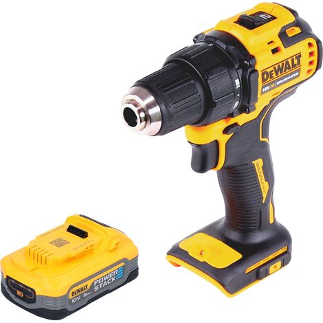Taladro atornillador a batería DeWalt DCD 708 N 18 V 65 Nm sin escobillas + 1 batería Powerstack 5,0 Ah - sin cargador (1/5)