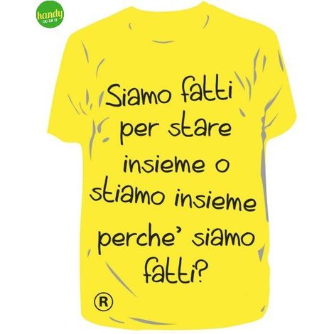 Profumatore T-Shirt Ototop Siamo fatti per stare insieme