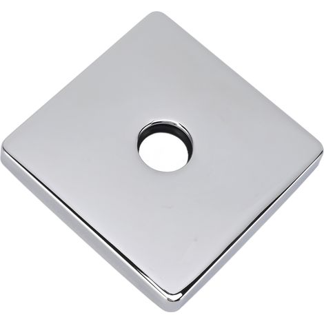 Cache bras de douche carré universel ornemental très grand acier inox 304 rosace pour salle de bain électrodéposé 1 pièce (1/5)