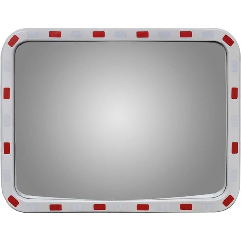 Maison Exclusive - Specchio Traffico Convesso Rettangolare 60x80cm Catarifrangenti (1/5)