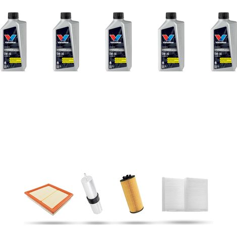 Kit tagliando 4 FILTRI e 5L OLIO compatibile con Bmw serie 1 (F40) 120d 140kw dal 2019 (1/5)
