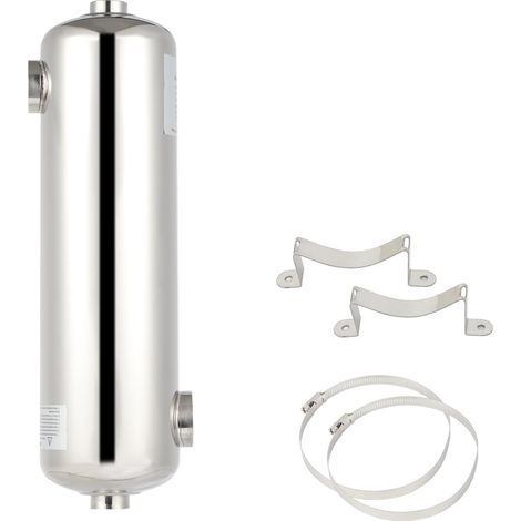 Randaco Riscaldamento piscina 60 kW Scambiatore di calore in acciaio inossidabile Piscina Riscaldamento piscina