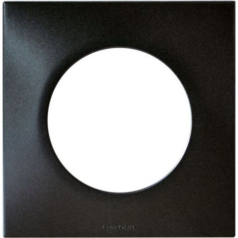 Plaque anthracite 1 poste Square (60390)