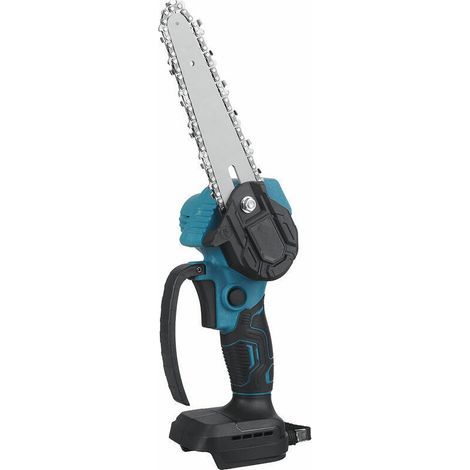 Battery-powered chainsaw, cordless brushless pruning chainsaw, 6" 18V 10000RPM log saw (without battery) with cover (1/4)