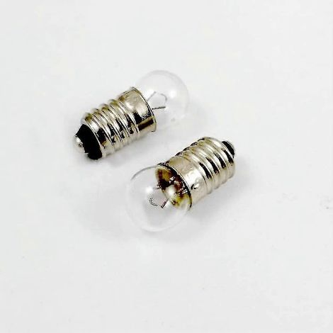 Lot de 10 mini-ampoules à vis E10 pour lampe torche, 2,5 V 0,3 A fg2025031700505 (1/4)