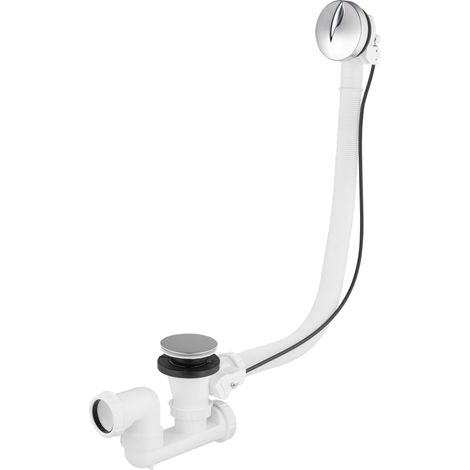 Vidage de baignoire complet à câble 650mm NOYON & THIEBAULT volant en ABS chromé