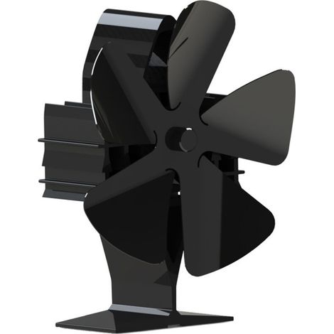 Fireplace fan, stove fan, quiet design, suitable for environmentally friendly heat distribution in the home – 192 × 160 × 80 mm--DTEKGAZ
