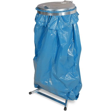 BRB Verzinkte Müllsackhalter, mit Wandbefestigung oder Ständer (Müllsackständer) (1/3)